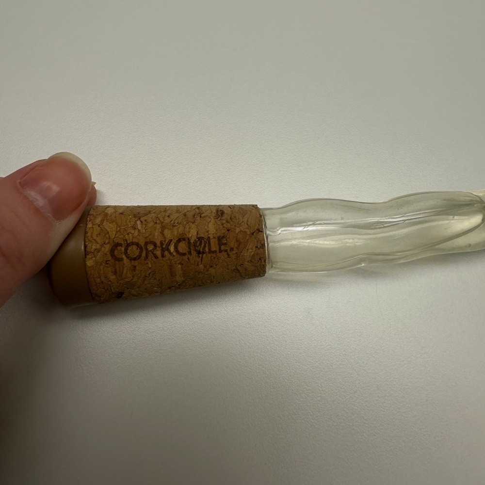 Corkcicle Cork and Clear Wine Stopper - Picture 2 of 3